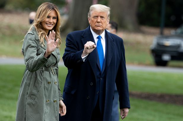 Donald Trump y Melania Trump recibieron en secreto la vacuna contra el COVID-19 en enero
