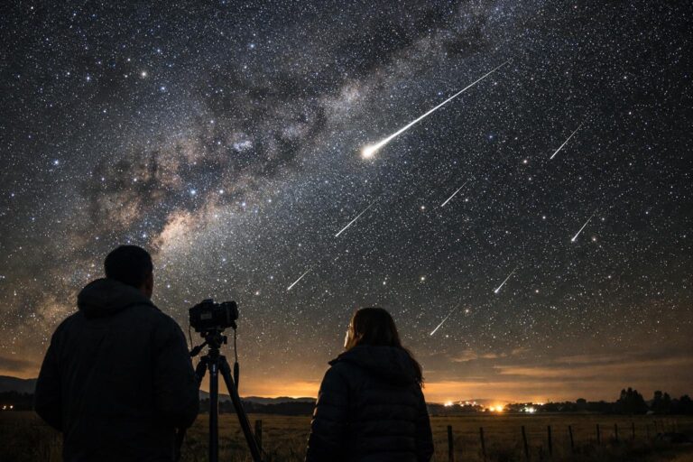 Cómo y a qué hora ver la lluvia de estrellas que cruzará el cielo argentino este domingo