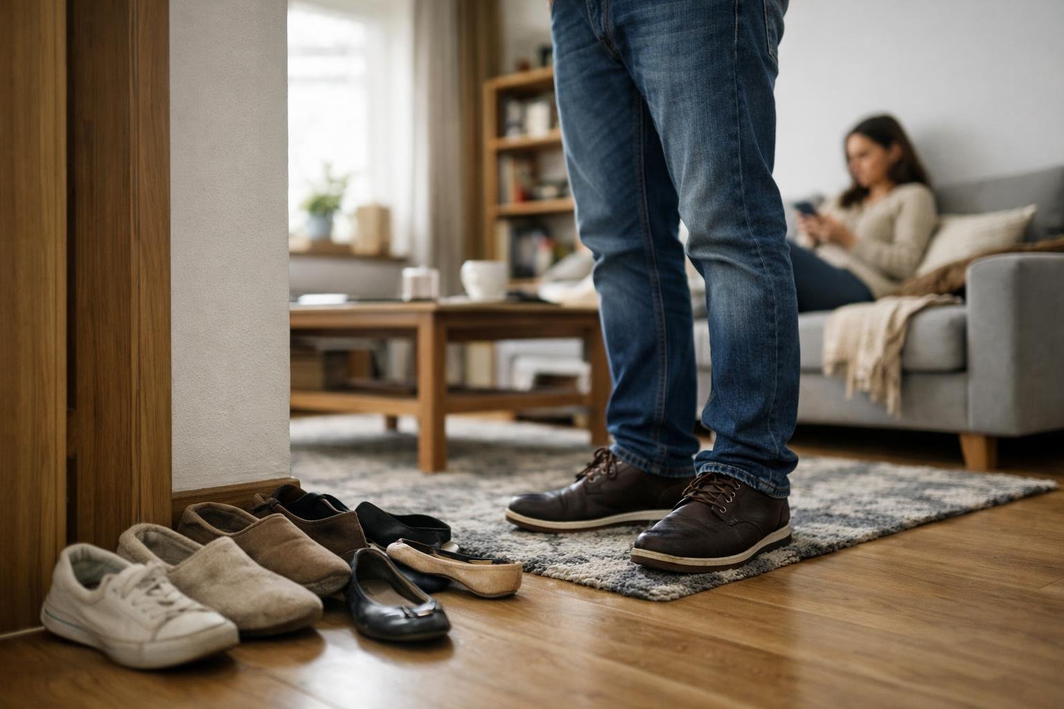 Dejarse los zapatos puestos en casa: lo que dice (de verdad) sobre tu personalidad