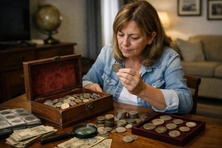 Guardaba una caja de monedas viejas del abuelo y un coleccionista le ofreció una cifra impensada