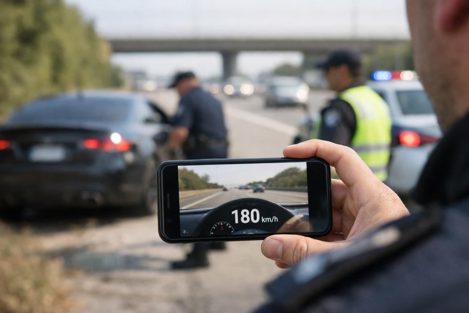Lo filmaron a 180 km/h en la Panamericana y el video terminó en manos de la policía
