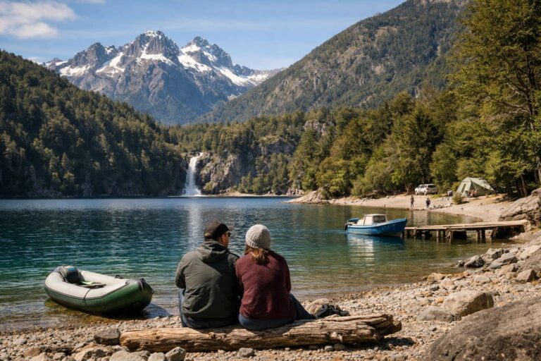 Mientras los turistas se amontonan en Bariloche los locales se escapan a este rincón olvidado